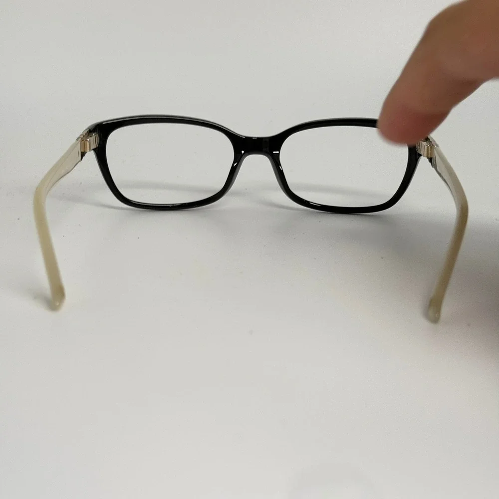 Tommy Bahama TB5035 Black Cream Eyeglasses Frames 53-17-130 Twisted Crystal